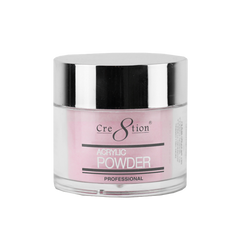 Cre8tion Acrylic Powder Glitter Pink (Transparent)