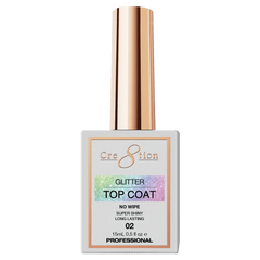 Cre8tion Glitter Top Coat 0.5oz 02