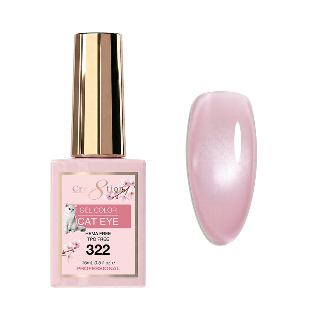 Cre8tion Cat Eye Soak Off Gel 0.5oz 322