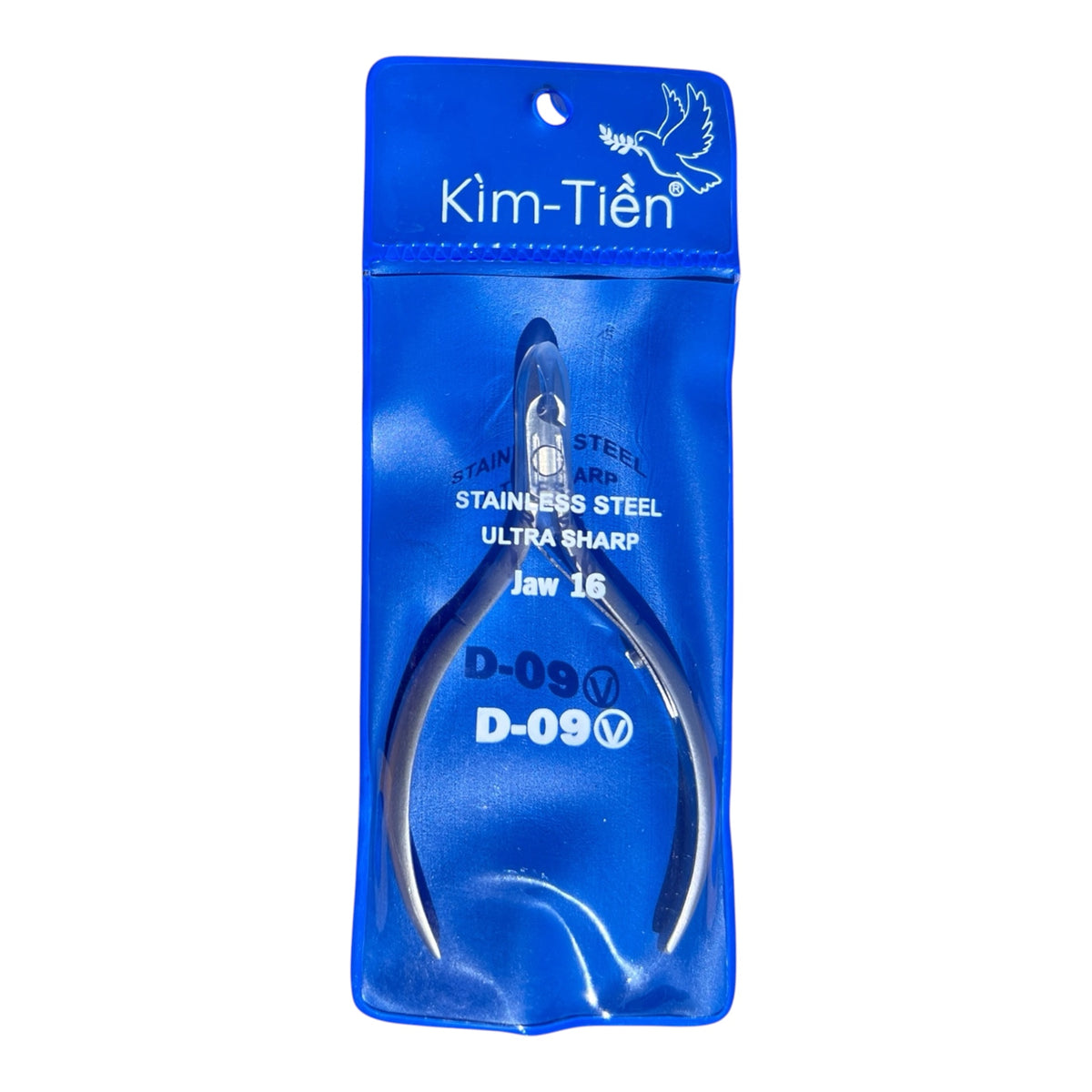 KIM TIEN NAIL NIPPERS STAINLESS STEEL CUTICLE ( D 09  )